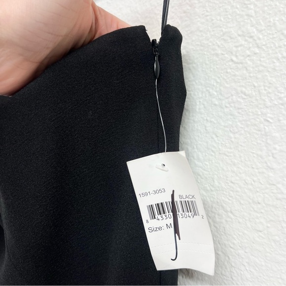 Dress The Population Tiffany One-Shoulder Midi Dress in Black Size Medium NWT - Picture 9 of 16